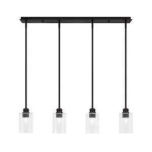 Edge - 4 Light Linear Pendalier-9.25 Inches Tall and 3.75 Inches Wide - 731580