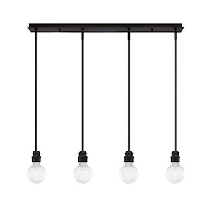 Edge - 16W 4 LED Linear Pendalier-7 Inches Tall and 3.75 Inches Wide - 731581