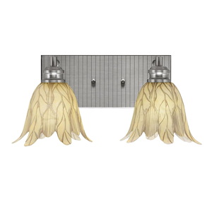 Edge - 2 Light Bath Bar-8 Inches Tall and 15.75 Inches Length - 1317278