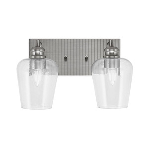 Edge - 2 Light Bath Bar-8.5 Inches Tall and 14.5 Inches Length - 1317279