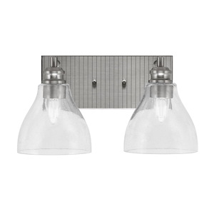 Edge - 2 Light Bath Bar-8.5 Inches Tall and 15.25 Inches Length - 1317280