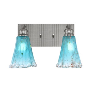 Edge - 2 Light Bath Bar-8.5 Inches Tall and 15 Inches Length - 1317282