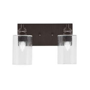 Edge - 2 Light Bath Bar-8.5 Inches Tall and 13 Inches Length - 1317358