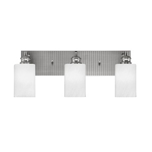 Edge - 3 Light Bath Bar-8.25 Inches Tall and 22 Inches Length - 1317331