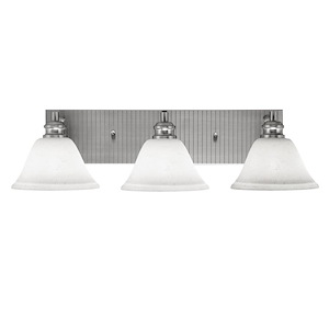 Edge - 3 Light Bath Bar-6.5 Inches Tall and 24.75 Inches Length - 1317324