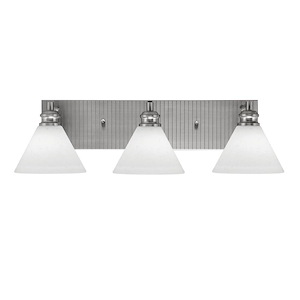 Edge - 3 Light Bath Bar-7 Inches Tall and 25 Inches Length - 1317307