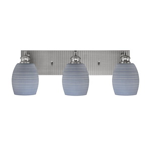 Edge - 3 Light Bath Bar-8 Inches Tall and 23 Inches Length - 1317337