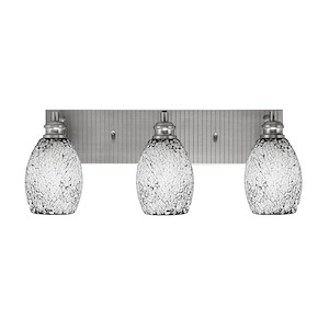 Edge - 3 Light Bath Bar-8.75 Inches Tall and 22.75 Inches Length - 1317370
