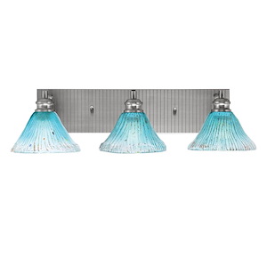 Edge - 3 Light Bath Bar-6.75 Inches Tall and 25.25 Inches Length - 1317371