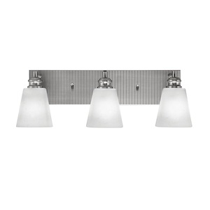 Edge - 3 Light Bath Bar-7.5 Inches Tall and 22.5 Inches Length - 1317372