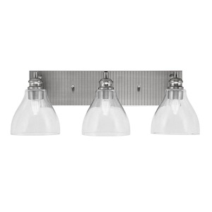 Edge - 3 Light Bath Bar-8.5 Inches Tall and 24.25 Inches Length - 1317347