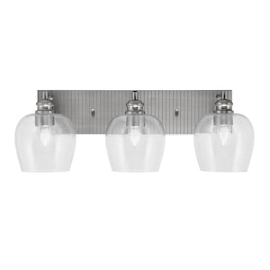 Edge - 3 Light Bath Bar-8.25 Inches Tall and 24.25 Inches Length - 1317364
