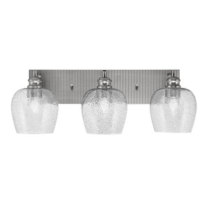 Edge - 3 Light Bath Bar-8.25 Inches Tall and 24.25 Inches Length - 1317364