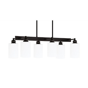 Edge - 6 Light Island-8.5 Inches Tall and 14 Inches Wide - 731599