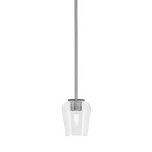 Franklin - 1 Light Stem Hung Mini Pendant-6.5 Inch Tall and 5 Inch Length - 1373000
