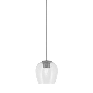 Franklin - 1 Light Stem Hung Mini Pendant-6.5 Inch Tall and 6 Inch Length - 1373001