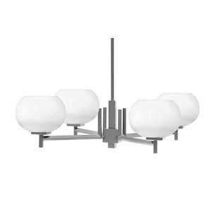 Franklin - 4 Light Chandelier-7.25 Inch Tall and 29.5 Inch Wide - 1373005