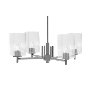 Franklin - 4 Light Chandelier-8.5 Inch Tall and 26 Inch Wide - 1373009
