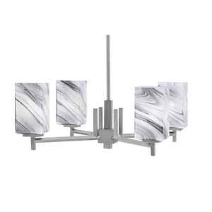 Franklin - 4 Light Chandelier-9 Inches Tall and 19 Inches Wide - 1363277