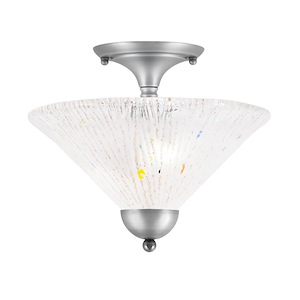 Any - 2 Light Semi-Flush Mount-11.5 Inches Tall and 12 Inches Wide - 356901