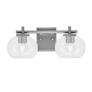 Franklin - 2 Light Bath Bar-7.25 Inch Tall and 17.5 Inch Length - 1373024