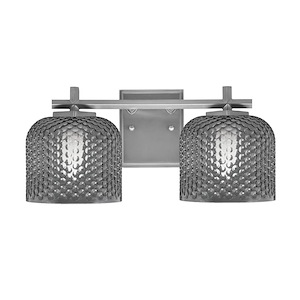 Franklin - 2 Light Bath Bar-7.5 Inch Tall and 16.25 Inch Length - 1373026