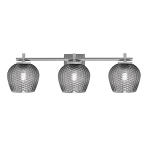 Franklin - 3 Light Bath Bar-7.5 Inch Tall and 26.75 Inch Length - 1373032
