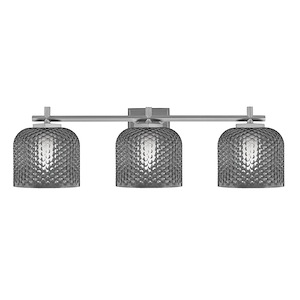 Franklin - 3 Light Bath Bar-7.5 Inch Tall and 26.75 Inch Length - 1373033