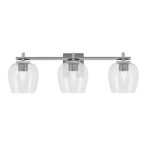 Franklin - 3 Light Bath Bar-8 Inch Tall and 26.75 Inch Length - 1373034