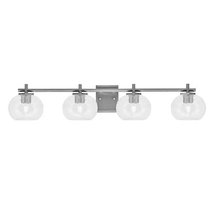 Franklin - 4 Light Bath Bar-7.25 Inch Tall and 38.25 Inch Length - 1373037