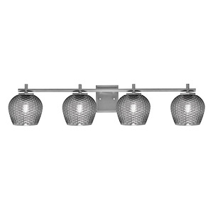 Franklin - 4 Light Bath Bar-7.5 Inch Tall and 37 Inch Length - 1373038