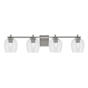 Franklin - 4 Light Bath Bar-8 Inch Tall and 37.25 Inch Length - 1373040