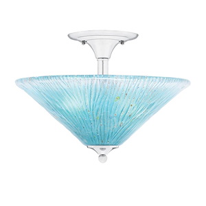 Any - 2 Light Semi-Flush Mount-12.75 Inches Tall and 16 Inches Wide - 356861