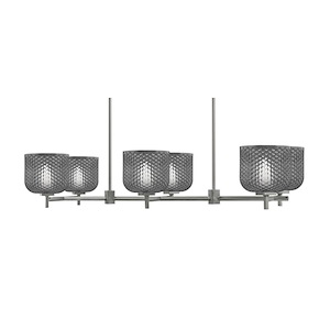 Franklin - 6 Light Island-7.5 Inch Tall and 38 Inch Length - 1373046