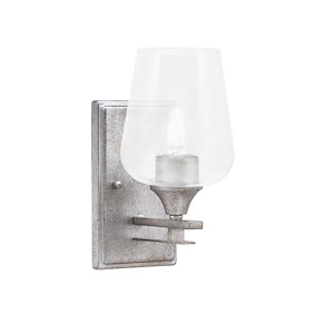 Uptowne - 1 Light Wall Sconce-10.25 Inches Tall and 5 Inches Wide - 1218633