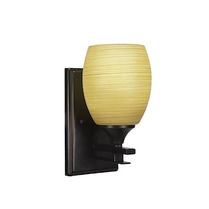 Uptowne - 1 Light Wall Sconce-9.5 Inches Tall and 5 Inches Wide - 696774