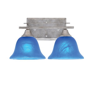 Uptowne - 2 Light Bath Bar-7.75 Inches Tall and 14.25 Inches Wide - 731604