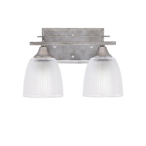 Uptowne - 2 Light Bath Bar-7.75 Inches Tall and 15.75 Inches Wide - 731612