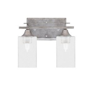 Uptowne - 2 Light Bath Bar-10.25 Inches Tall and 11.5 Inches Wide - 731615