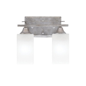 Uptowne - 2 Light Bath Bar-10.5 Inches Tall and 11 Inches Length - 1340013