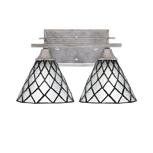 Uptowne - 2 Light Bath Bar-8.75 Inches Tall and 14.5 Inches Wide - 731623