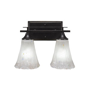 Uptowne - 2 Light Bath Bar-9.75 Inches Tall and Inches Wide - 731654