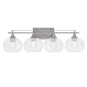Uptowne - 4 Light Bath Bar-9 Inches Tall and 29.5 Inches Length - 1340029