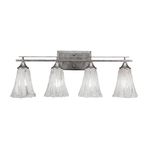 Uptowne - 4 Light Bath Bar-9.75 Inches Tall and Inches Wide - 696683