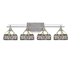 Uptowne - 4 Light Bath Bar-8.25 Inches Tall and 29.25 Inches Length - 1340044