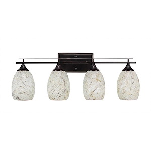 Uptowne - 4 Light Bath Bar-10 Inches Tall and Inches Wide - 696689
