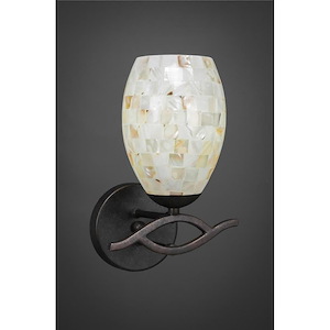 Revo - 1 Light Wall Sconce-11 Inches Tall and 6.75 Inches Wide - 489900