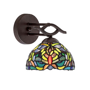 Revo - 1 Light Wall Sconce-8.25 Inches Tall and 7 Inches Wide - 1145892