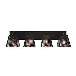 Corbello - 28W 4 LED Bath Bar-9.5 Inches Tall and Inches Wide - 696867