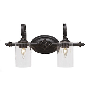 Elegante - 2 Light Bath Bar-10.5 Inches Tall and Inches Wide - 755748